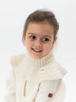 Mimibaby Манишка из шерсти мериноса молочная — изображение 3