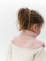 Mimibaby Манишка из шерсти мериноса пудровая — изображение 2