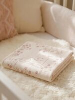 Mimibaby Плед вязаный Оленёнок пейзаж 105х85см — изображение 4
