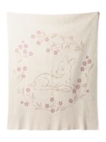 Mimibaby Плед вязаный Оленёнок пейзаж 105х85см