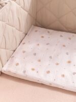 Perina Комплект постельного белья Muslin планеты/латте 120х60см — изображение 13