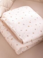Perina Комплект постельного белья Muslin планеты/латте 120х60см — изображение 5