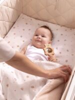 Perina Комплект постельного белья Muslin планеты/латте 120х60см — изображение 8