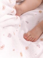 Perina Комплект постельного белья Muslin планеты/латте 120х60см — изображение 17