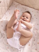 Perina Комплект постельного белья Muslin планеты/латте 120х60см — изображение 3