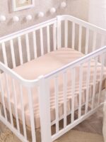 Perina Простыня на резинке Muslin латте 100х70см — изображение 2