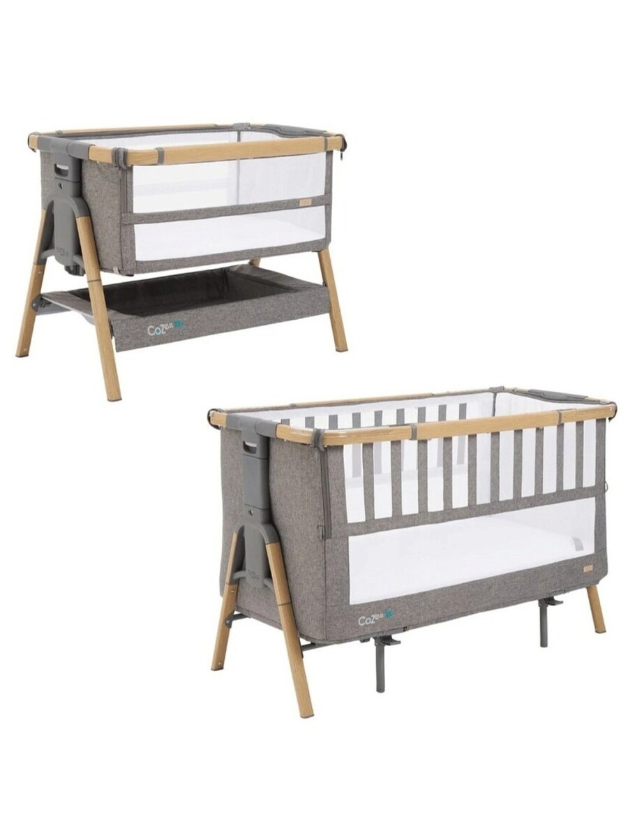 Tutti Bambini Кровать-трансформер Cozee XL OakCharcoal Tutti Bambini Кровать-трансформер Cozee XL Oak/Charcoal — изображение 1