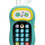 Alilo Интерактивная игрушка телефон Ушастик-Лапочка бирюзовый