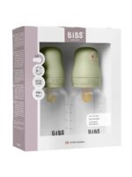 BIBS Набор из 2-х полипропиленовых бутылочек с латексной соской 150мл Sage — изображение 4