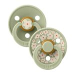 BIBS Набор из 2-х пустышек Studio Colour Jasmine Sage Mix 6-18 месяцев