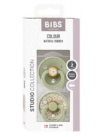 BIBS Набор из 2-х пустышек Studio Colour Jasmine Sage Mix 6-18 месяцев — изображение 4