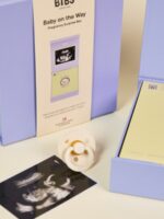 BIBS Подарочный набор Baby on the Way (пустышка Colour Latex Ivory 0-6 месяцев) — изображение 2