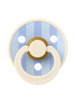 BIBS Пустышка Studio Colour Block Latex Ivory/Dusty Blue 0-6 месяцев