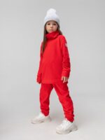 Bodo Костюм из флиса (кофта с воротником-стойкой, брюки) красный