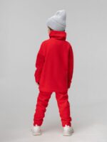 Bodo Костюм из флиса (кофта с воротником-стойкой, брюки) красный — изображение 4