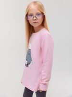 Bodo Лонгслив «Гусь» розовый — изображение 5