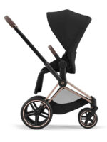 Cybex Коляска 2 в 1 Priam IV Sepia Black шасси Rosegold + Cloud G i-Size Magic Black + Base G + Sirona G i-Size Magic Black — изображение 7