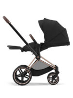 Cybex Коляска 2 в 1 Priam IV Sepia Black шасси Rosegold + Cloud G i-Size Magic Black + Base G + Sirona G i-Size Magic Black — изображение 8