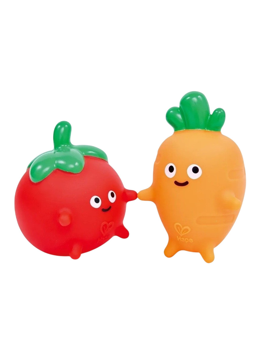 Hape Игрушки-брызгалки Помидорка и Морковка (2) Hape Игрушки-брызгалки Помидорка и Морковка — изображение 1