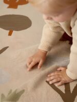 Loomknits Плед вязаный мультиколор 100×100см — изображение 2