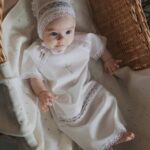 Наследник Выжанова Комплект крестильный (сорочка, чепчик) белый