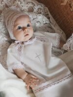 Наследник Выжанова Комплект крестильный (сорочка, чепчик) белый — изображение 6