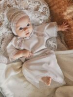 Наследник Выжанова Комплект крестильный (сорочка, чепчик) белый — изображение 2