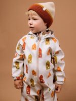 ToucanKids Демисезонный комбинезон Softshell домики — изображение 3