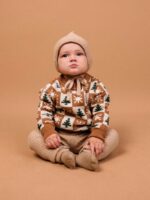 ToucanKids Джемпер вязаный ёлочка корица — изображение 4