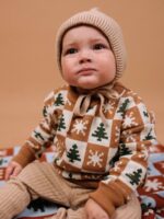 ToucanKids Джемпер вязаный ёлочка корица — изображение 5
