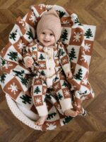 ToucanKids Комбинезон вязаный ёлочка корица — изображение 3