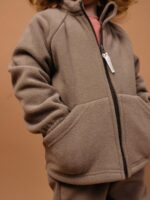 ToucanKids Костюм из флиса (кофта на молнии, брюки) мокко — изображение 5