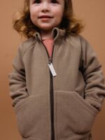 ToucanKids Костюм из флиса (кофта на молнии, брюки) мокко — изображение 4