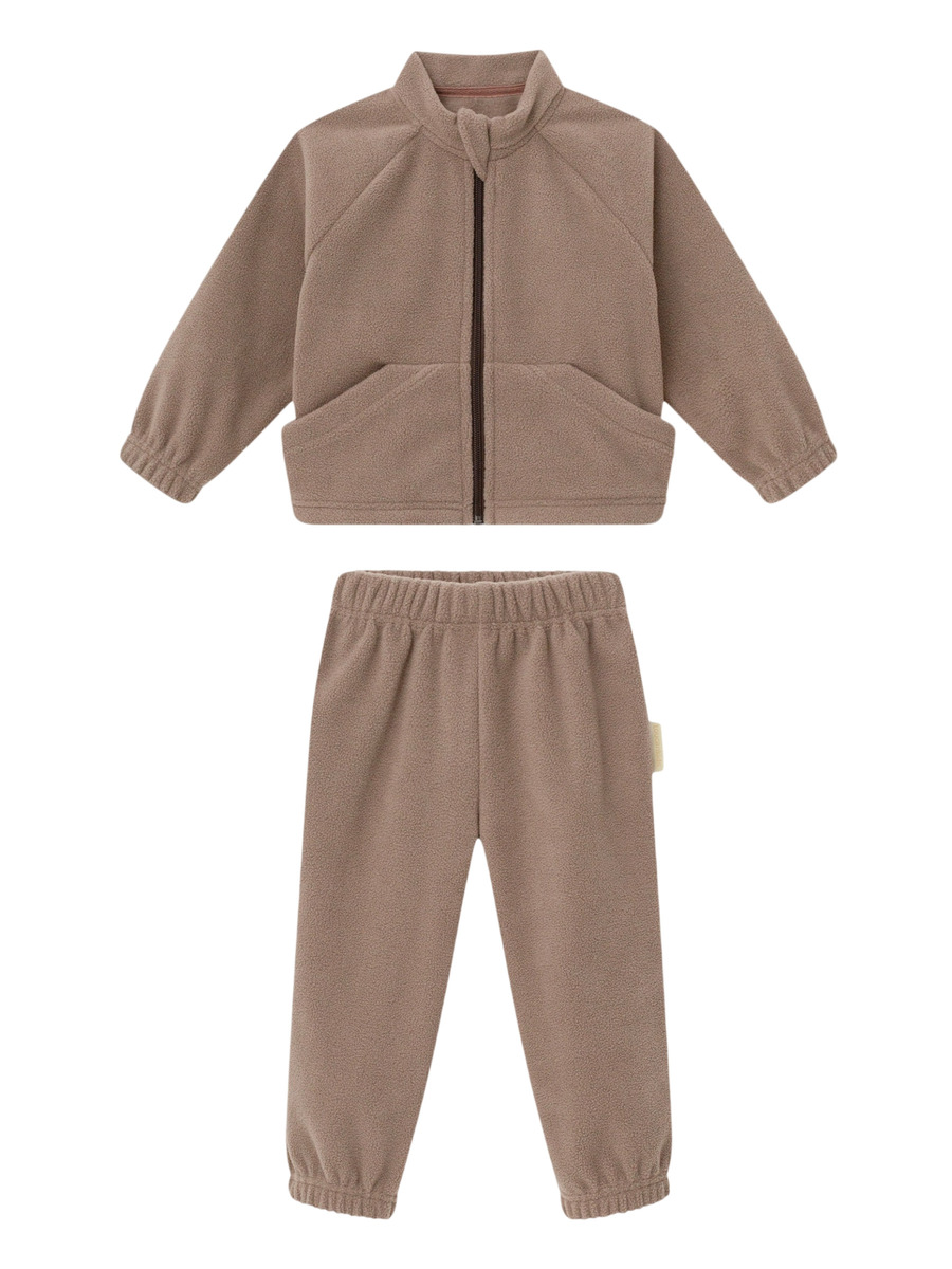 ToucanKids Костюм из флиса (кофта на молнии, брюки) мокко ToucanKids Костюм из флиса (кофта на молнии, брюки) мокко — изображение 1