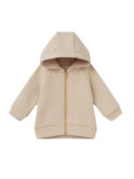 ToucanKids Костюм из футера с начесом (кофта с капюшоном, брюки) сливочный — изображение 5