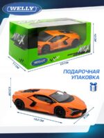 Welly Металлическая машинка 1:24 серия Мув Lamborghini Revuelto — изображение 6