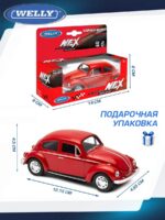 Welly Металлическая машинка 1:34-39 серия Драйв Volkswagen Beetle — изображение 6
