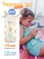 Cool Bottles Термос-поильник Kiddie Whisker Kittens 350мл — изображение 2