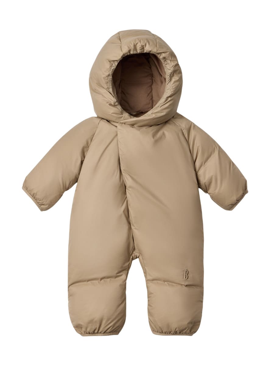 Happy Baby Утепленный демисезонный комбинезон бежевый Happy Baby Утепленный демисезонный комбинезон бежевый — изображение 1