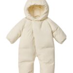 Happy Baby Утепленный демисезонный комбинезон молочный
