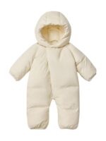 Happy Baby Утепленный демисезонный комбинезон молочный