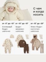 Happy Baby Зимний конверт молочный — изображение 6