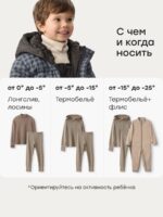 Happy Baby Зимний полукомбинезон сине-серый — изображение 10