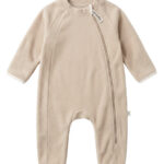 Mimibaby Комбинезон из флиса с подкладом бежевый