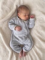 Mimibaby Комбинезон из флиса с подкладом серый — изображение 2