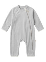 Mimibaby Комбинезон из флиса с подкладом серый