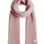 Mimibaby Шарф классический из шерсти мериноса пудровый
