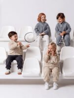 Mimibaby Толстовка из флиса на молнии бежевая — изображение 7