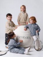 Mimibaby Толстовка из флиса на молнии бежевая — изображение 8