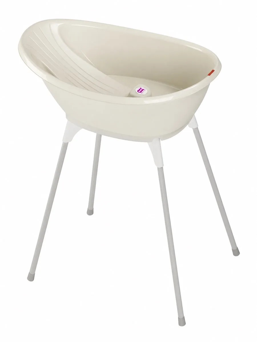 Ok Baby Ванночка для купания с подставкой Bella белая Ok Baby Ванночка для купания с подставкой Bella белая — изображение 1
